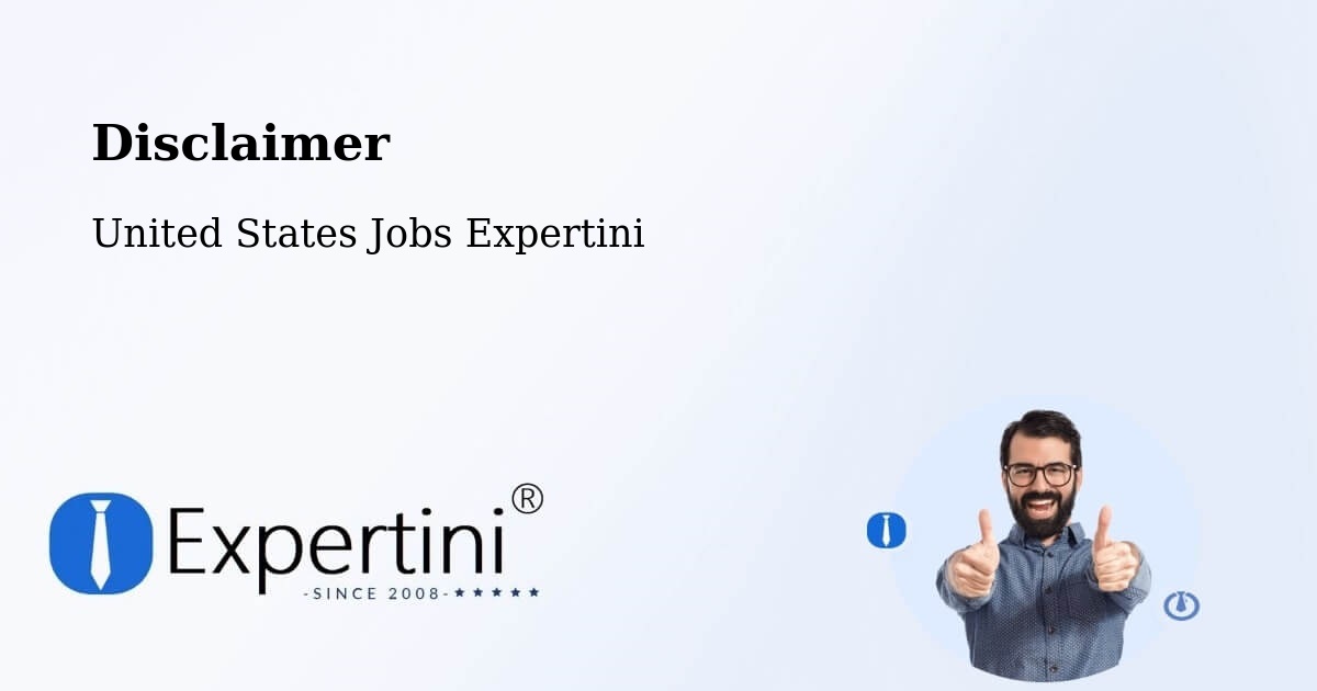 Disclaimer – Lisle - United States Jobs Expertini